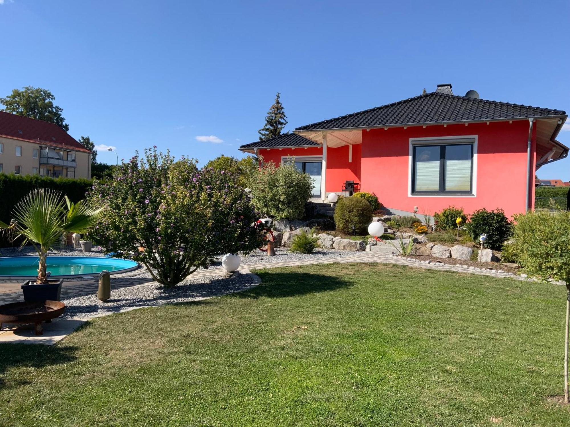 Ferienhaus Luebke, Gartenblick Мюльхаузен Экстерьер фото